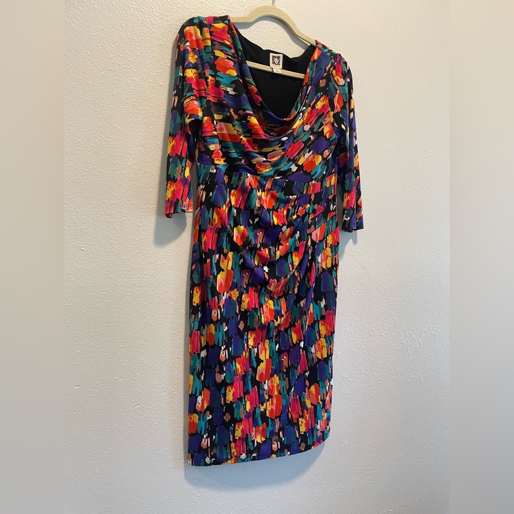 Anne Klein Colorful Dress Size 6 - Picture 16 of 16